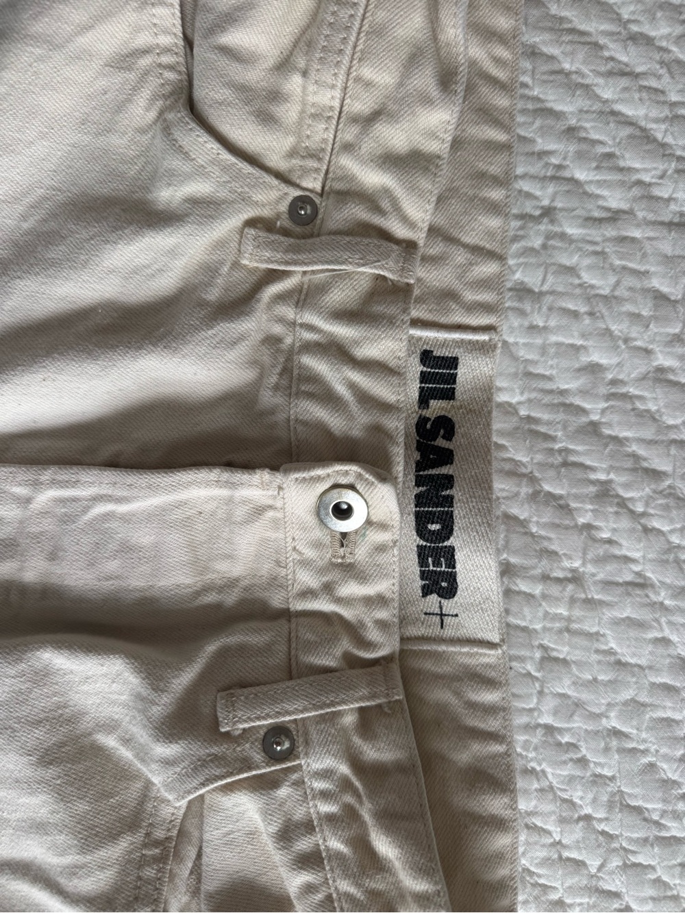 Jil Sander White Denim